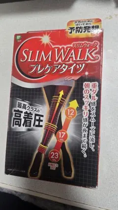 【新品未使用】SLIM WALK プレケアタイツ M-Lのサムネイル