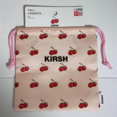 韓国限定 ダイソー KIRSH キルシー 巾着 ポーチ 柄
