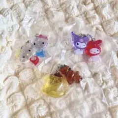 サンリオ なかよしドロップチャーム ガチャガチャ 3種