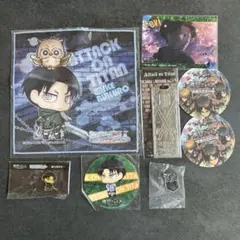 未開封】 進撃の巨人展finalグッズ マスキングテープ リヴァイ百景 青