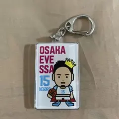 【新品未使用】大阪エヴェッサ #15 根来 キーホルダー