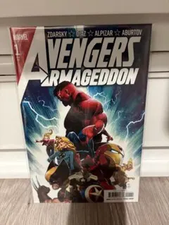 AVENGERS:ARMAGEDDON #1 付録プロモカード1枚 初版本1冊 - メルカリ