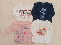 【110～120cm】ロンT4枚セット