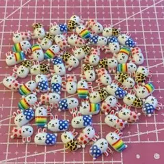 ネイルパーツ☆50個以上☆うさコレフレンズ