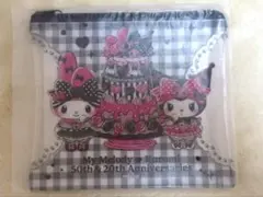 【サンリオHappyくじ】マイメロディ＆クロミ フラットポーチ②