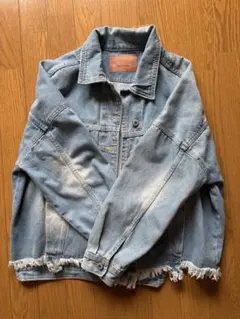 レトロガール　ライトブルー デニムジャケット Mサイズ