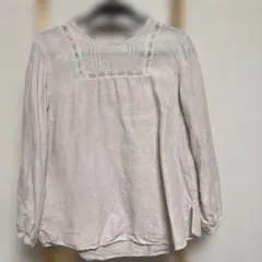 ARTS&SCIENCE 長袖ブラウス リネン ベージュ SIZE 1 - メルカリ