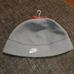 未使用 NIKE グレー ニット帽 フリース生地