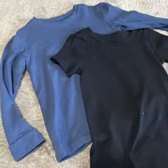 UNIQLO HEATTECH アンダーシャツ 120cm長袖、半袖2点セット