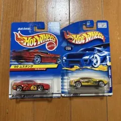 Hot Wheels 2台 '99 Mustang Aurora