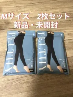 PELTHY リセットレギンス　着圧レギンス Mサイズ ブラック 2個セット