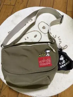 マンハッタンポーテージ PEANUTS メッセンジャーバッグ　カーキのサムネイル