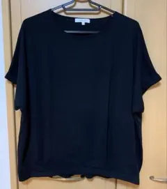 GLOBAL WORK フローズンドルマンTシャツ　 半袖　ブラック Mのサムネイル
