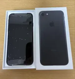 iPhone 7 ブラック　新品　ジャンク品（りんごループ）