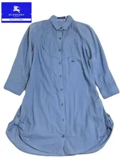 BURBERRY BLUE LABEL ロングシャツワンピース チュニック