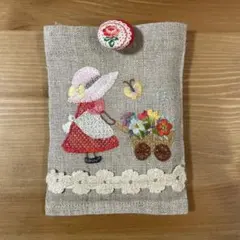 ハンドメイド　ポケットティッシュケース