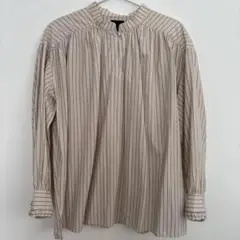 tandey フクロウとまひるの月のリリーワルツ"ブラウス"レッドストライプ
