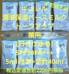 キュレル 潤浸保湿 ベースミルク(トーンアップ) 顔用 SPF30PA+++のサムネイル