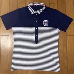 BEAMS GOLF メンズ ストライプ柄 ポロシャツ Lサイズ - メルカリ