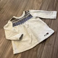 ミキハウス ダブルビー　トレーナー90