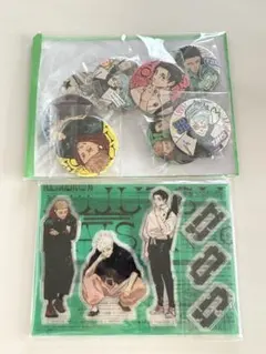 [新品]ジャンプGIGA限定呪術廻戦缶バッジ3セット&アクリルスタンド付録セット 呪術廻戦 ジャンプGIGA 2024 Summer 缶バッジ アクリルスタンド