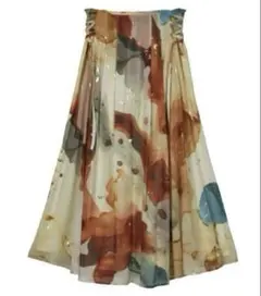 Ameri VINTAGE INK ART SKIRT サイズM