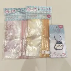 ちいかわグッズ　スライドジッパー2個とラバーキーホルダー