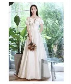 ホワイトウェディングドレス XS