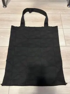 N2WAY洗えるニットトートM ブラックのサムネイル