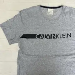 CALVIN KLEIN　カルバンクライン　ロゴTシャツ グレー シンプル