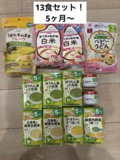 離乳食セット 5ヶ月〜ベビーフード　うまみそのままフレークなど