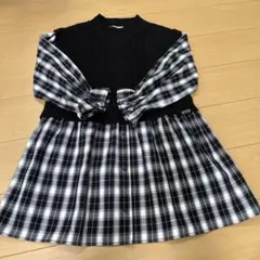 ライトオン　チェック柄　ワンピース