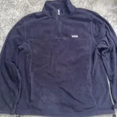 Patagonia ネイビー フリース ハーフジップ