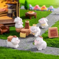 訳あり　犬キャラクター フィギュア11点セット ミニチュア 雑貨　インテリア置物