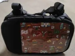 キャンプ柄リメイク サイクルバッグ（ダイソー品ベース・ハンドメイド）