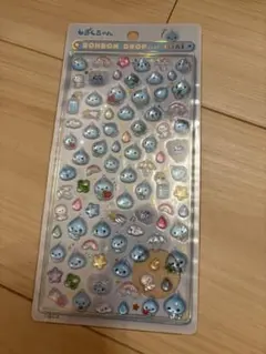 本日発送‼️しずくちゃん　mini　水色　ボンボンドロップ　シール　新品 正規品