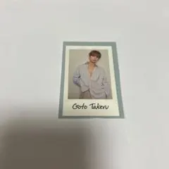 INI 写真集 タワレコステッカー 後藤威尊
