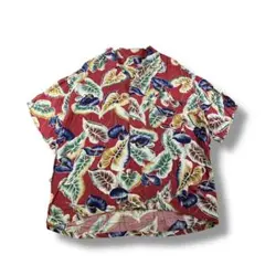 網*子様 VINTAGE　レーヨン　アロハシャツ　サイズL相当