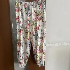 XL インポート 花柄 ジョガー カジュアルパンツ