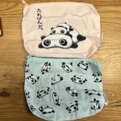 たれぱんだ　アソートコレクション　マチつきポーチ2種