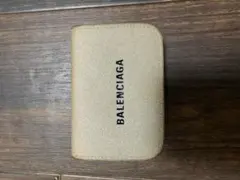 BALENCIAGA バレンシアガ 三つ折り財布 シルバー