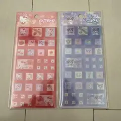 サンリオ タイルシール キティ クロミ 2枚セット
