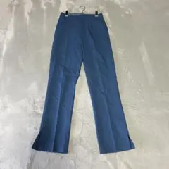 《美品》ローリーズファーム スリットパンツ 青系 (S) レディース