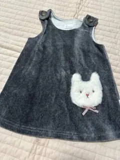 【Cuddle mini】うさぎポケット ワンピース 70cm