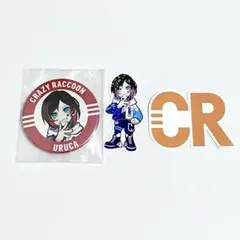 【匿名配送】うるか 缶バッジ ステッカー ホロ