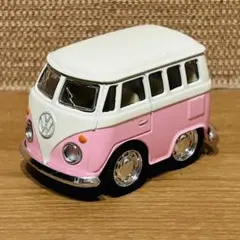 キンスファン　フォルクスワーゲン　ワーゲンバス　プルバックカー　ピンク