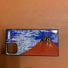 最終値下げ！iPhone13用携帯携帯カバー　スマホケース　三十六景　赤富士
