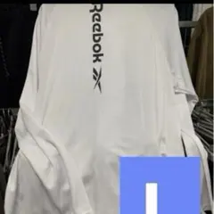 リーボック　Reebok　UVラッシュガード　長袖　フード無し　水陸　L 白のサムネイル