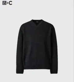 UNIQLO C リラックスVネックセーター ブラック L