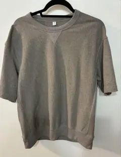 GU ジーユー　スウェT 5分袖　スウェット　Tシャツ　 半袖　S